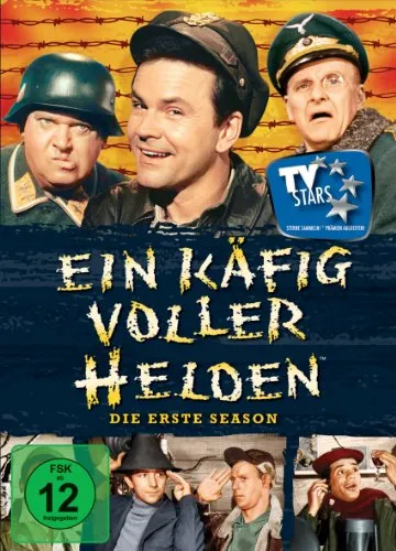 Ein Käfig voller Helden - Season 1 (DVD) - Klassische Kriegs-Komödie, Freigegeben ab 12 Jahren, ideal für Fans von humorvollen Serien mit historischem Hintergrund.