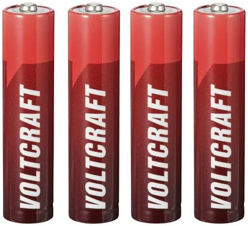 VOLTCRAFT Industrial LR03 Micro (AAA)-Batterie Alkali-Mangan 1350 mAh 1.5V 4St.