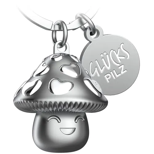 FABACH Glückspilz Schlüsselanhänger in silber von FABACH