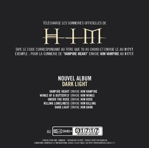 HIM 'DARK LIGHT' CD GOTHIC ROCK NEUWARE
