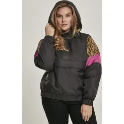 Urban Classics Damen AOP Mixed Pull Over Jacket, Mehrfarbig von Urban Classics