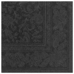 Stoffservietten Schwarz von PAPSTAR