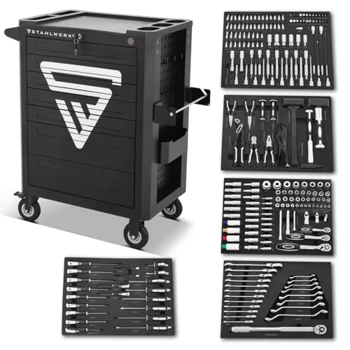 STAHLWERK SHARK Werkzeugwagen mit 235 Werkzeugen