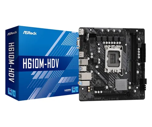 Asrock H610M-HDV Intel H610 LGA 1700 micro ATX Asrock 4710483936661