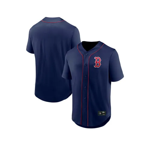 Fanatics Trikot Boston Red Sox Core Foundation blau S - Stylisches Fantrikot der Boston Red Sox aus 100% Polyester in Größe S. Ideal für Baseballfans, die ihre Leidenschaft für das Team zeigen möchten. Hochwertige Verarbeitung garantiert Langlebigkeit.