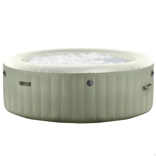 Intex Whirlpool Bubble 6-tlg, 165 cm Durchmesser - Genießen Sie entspannende Wellness-Momente zu Hause mit dem Intex Bubble Whirlpool. Platz für 6 Personen, einfache Bedienung, leistungsstarke Luftdüsen und flexibles Heizungssystem für angenehme Temperaturen.