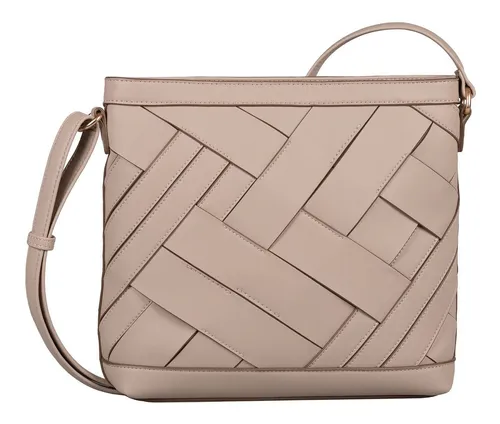 Gabor bags Frida Damen Umhängetasche – Stilvolle Crossbody Bag in Beige - Umhängetasche mit 3D-Effekt und verstellbarem Schulterriemen, ideal für den modernen Alltag. Maße: 29x7x25 cm, leicht und praktisch.