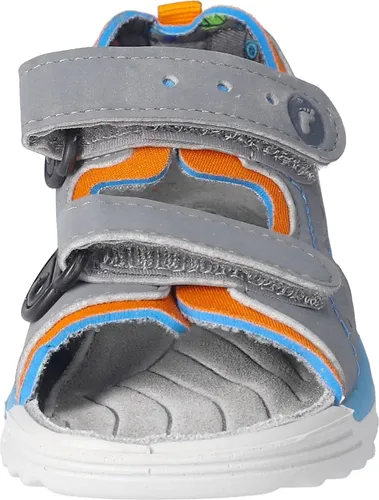 Ricosta Sandalen in Grau, Größe 26 - Wanderschuhe für Kinder - Robuste Ricosta Sandalen mit rutschhemmender Laufsohle und bequemem Klettverschluss für sicheren Halt beim Spielen und Wandern.