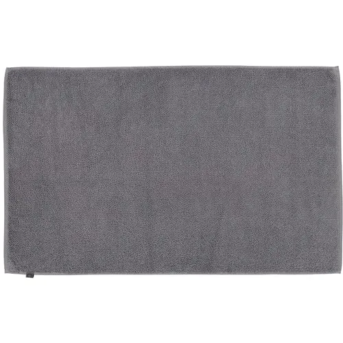 Cawö Badteppiche Loop 1007 anthrazit - 774 - Badematte aus 100% gekämmter Baumwolle, handgewebt, hautfreundlich und pflegeleicht, ideal für ein gemütliches Badezimmer.