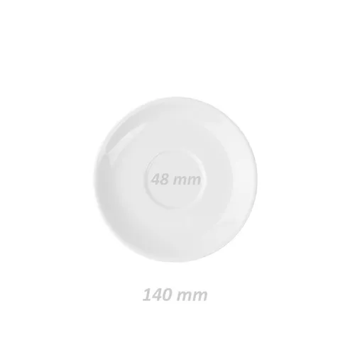 Porzellan Untertasse 14 cm M48 rund