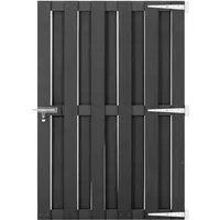 Gartentor WPC Grau 60-170cm
