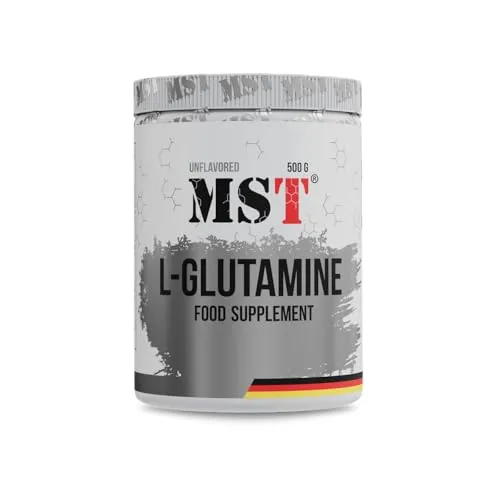 MST Nutrition L-Glutamin Pulver 500g reines L-Glutamin ohne Zusatzstoffe Unflavored Premium Qualität 100 Prozent vegan Made in Germany laborgeprüft