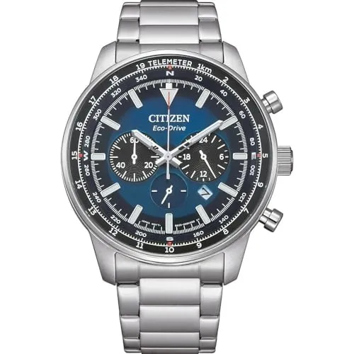 Citizen Eco-Drive Solar Chronograph CA4500-91L - Armbanduhren, hochwertige Solarchronograph mit 100m Wasserdichtigkeit und leuchtenden Zeigern für optimale Ablesbarkeit bei Nacht.
