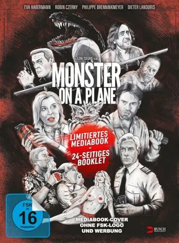 Monster on a Plane - 2-Disc Limited Edition Mediabook - Cover B (Blu-ray + Bonus-DVD) - Filme, exklusive 2-Disc Limited Edition mit Bonus-DVD für ein unvergessliches Filmerlebnis.