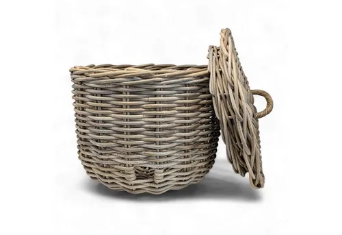 LIVLIG Schlauchhalterung Rattan-Schlauchtopf von LIVLIG