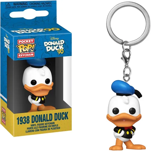 Funko POP! Keychain: Donald Duck 90th in orange von Funko