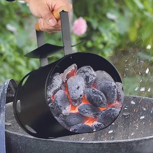 Anzündkamin aus Metall