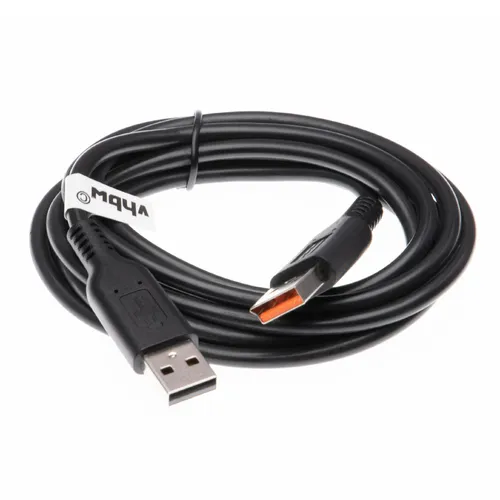 vhbw USB-Kabel kompatibel mit Lenovo Yoga 3 Pro, 3 14', 3 14 1470, 3-1470, 3-11 1170, 3-1170 Tablet - Datenkabel 2in1 Ladekabel, 100cm Schwarz
