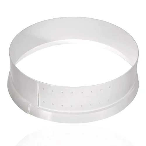 Wüllner & Kaiser Tortenring verstellbar, extra hoch 8 cm - Backrahmen & Tortenbodenformen: Verstellbarer Tortenring für Durchmesser 24-29 cm, ideal für perfekte Kuchen- und Tortenkreationen, Made in Germany.
