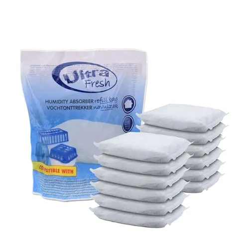 Ultra Fresh 12x 450g Luftentfeuchter Nachfüllpack von Spetebo