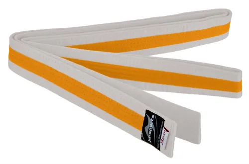 Ju-Sports Budogürtel weiß/gelb/weiß