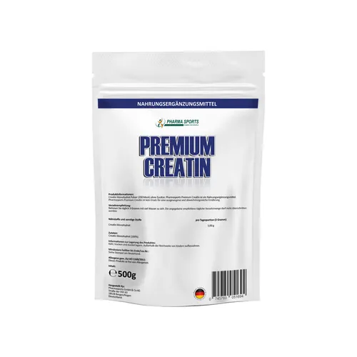 500g Premium Creatin Monohydrat Pulver