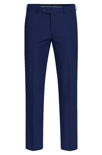 GREIFF PREMIUM Anzughose Herren Regular Fit Italian Blue 54 - Moderne Herren Anzughose in italienischem Blau, aus hochwertigem Schurwollmix mit Bi-Stretch für optimalen Tragekomfort. Ideal für Business, Messen und Gastronomie. OEKO TEX® zertifiziert.