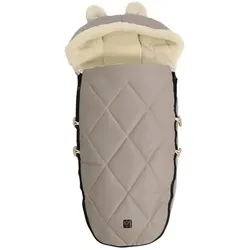Kaiserbaby Kinderwagenfusssack, Hellgrau, Naturmaterialien, Füllung: Wolle, 43x93 cm, unisex, Baby on Tour, Kinderwagen, Kinderwagen-Zubehör, Fußsack Kinderwagen