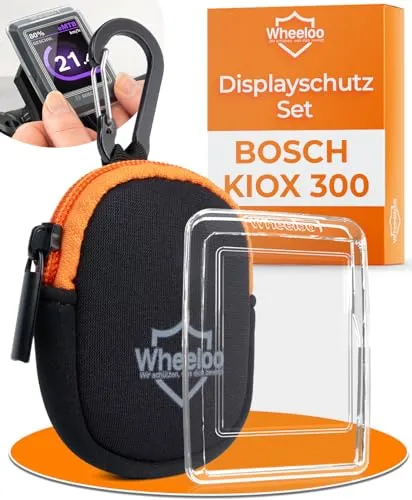 WHEELOO Bosch Kiox 300 Displayschutz Set - Schutzhülle für E-Bike, wasserabweisend und kratzfest, bietet maximalen Schutz für dein Bosch Kiox Display und sorgt für eine klare Sicht.