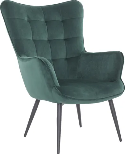 Sessel Uta – Grüner Lounge Sessel mit hochwertiger Polsterung - Sessel Uta in grün, ideal für stilvolle Wohnräume. Max. Belastbarkeit 130 kg und hochwertiger Webstoffbezug sorgen für Komfort und Langlebigkeit.