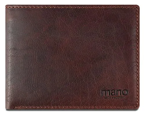 mano Don Simon Geldbörse 13 cm braun - Damen-Geldbörsen mit stilvollem Design, ideal für den täglichen Gebrauch und bietet ausreichend Platz für Karten und Geld.