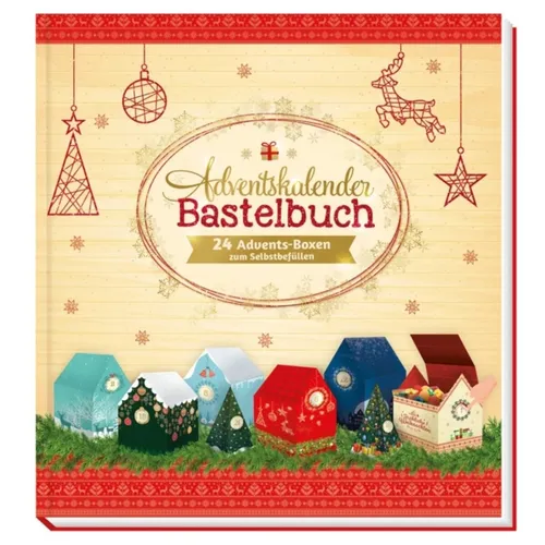 Trötsch Bastelbuch Adventskalender 24 Advents-Boxen von Roth
