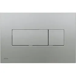 Alcaplast M372 Betätigungsplatte Serie M37 - chrom matt - Sanitärinstallation mit 2-Mengentechnik-Spülung, ideal für Alcaplast-Spülkästen, sorgt für effiziente Wassernutzung und elegantes Design.