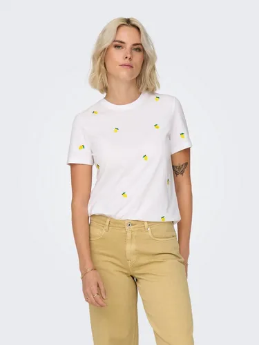 ONLY Kurzarmshirt ONLKETTY LIFE S/S O-NECK TOP JRS NOOS