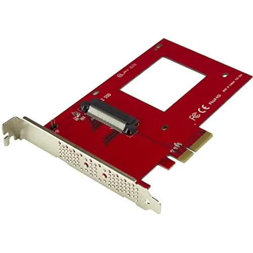 StarTech.com U.2 to PCIe Adapter für NVMe SSD - Festplatten Zubehör, ermöglicht den Anschluss von 2.5