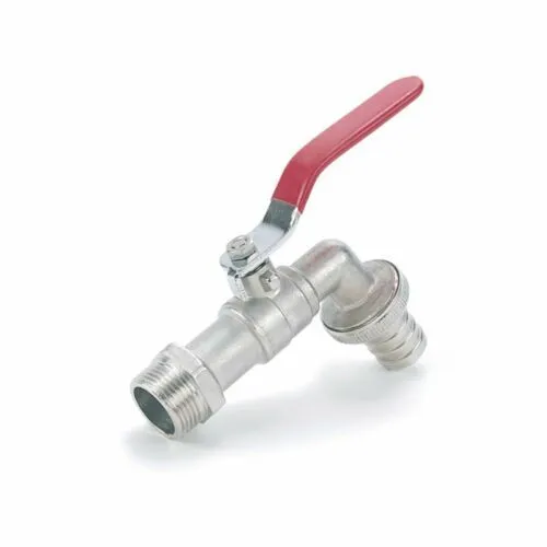 Wasserhahn mit Kugelventil und Schlauchverschraubung G 1/2