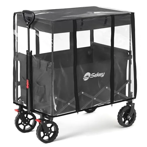 Produktbild Sekey Bollerwagen mit Regenschutz