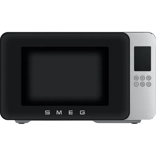 SMEG MOC01BLMEU Kombi-Mikrowelle mit Grill, schwarz-matt - Elegante Kombi-Mikrowelle mit Grillfunktion in schwarz-matt. Ideal für vielseitige Zubereitung und platzsparend im Design.