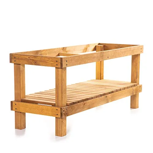 BooGardi Unterbau für XXL Pflanzkasten 100 cm · passend für alle 5 Größen · Unterbausatz zum Hochbeet · Blumenkasten Untergestell