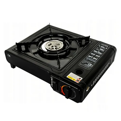 Campingkocher 2in1 Gas 2500W – Tragbarer Gaskocher mit Piezozündung