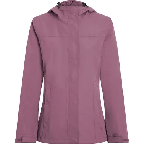 McKINLEY Damen Funktionsjacke Carlide W - Wetterfeste Outdoorjacke - Funktionsjacken für Outdoor-Aktivitäten, AQUAMAX-Technologie mit 10.000 mm Wassersäule, schützt vor Wind und Regen, hoch atmungsaktiv und komprimierbar für einfachen Transport.