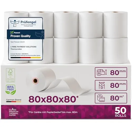 Kassenrollen von LYNNE PAYMENT SOLUTIONS