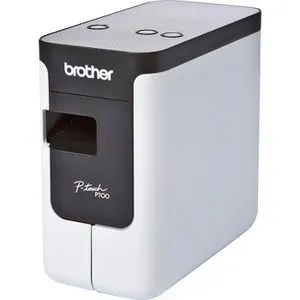 Brother Etikettendrucker P-Touch PT-P700 - Tragbarer Desktop Etikettendrucker, automatische Abschneidevorrichtung und hohe Druckgeschwindigkeit von 30 mm/s