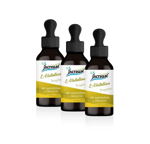 Liposomale L-Glutation Tropfen - Nimm 3, zahl 2 Aktion - Hochdosierte L-Glutation Tropfen mit 2000 mg pro Tagesdosis, ideal zur Unterstützung der Pflege. Praktisch in der Anwendung, einfach mit Getränken zu kombinieren. 60 ml für 30-60 Portionen.