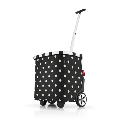 reisenthel carrycruiser in Mixed Dots – Eleganter Einkaufstrolley - Einkaufstrolleys: Stilvoller und praktischer Begleiter mit 40 l Fassungsvermögen, stabilen Aluminiumrahmen und wasserabweisendem Material für müheloses Shoppen.
