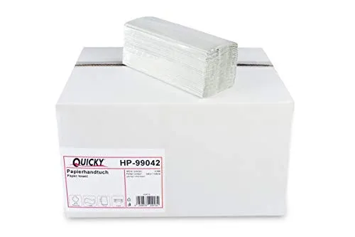 Produktbild Quicky Papierhandtuch 1-lagig C-Falz, Recycling, natur