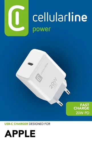 USB-C Charger 20W - iPhone 8 or later Netzladegerät USB-C 20 W zum Aufladen von iPhone 8 und späteren Modellen bei der höchsten Geschwindigkeit