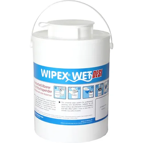 Nordvlies WIPEX-WET Desi Vliestuchspender weiß ohne Tücher, für WIPEX-WET Desinfektions-Vliesrolle 999911