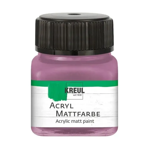 Kreul Acryl Mattfarbe malve 20ml Glas 100 ml / 12,45 Euro