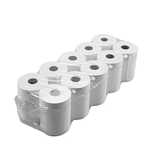 Netuno 10 x Thermorollen 57mmx13mmx30m Kassenrollen Thermopapier Bonrollen Additionsrollen Thermo-Bonrollen für Terminals Kassen-Drucker Bondrucker